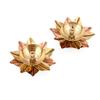 Frienemy Presents Skim Brass Lotus Shaped Diya for Pooja/Worship and Decoration, Golden_Pack of 1, (5 Inch) #Frienemy-047 view 3