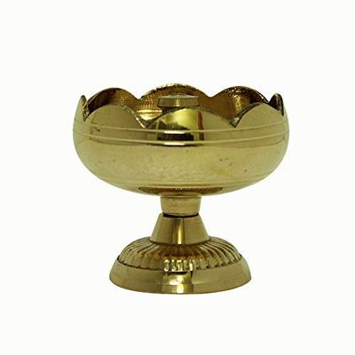 Frienemy Presents Traditional Brass Apple Nanda/Puja Diya Lamp/Pooja Oil Lamp #Frienemy-012