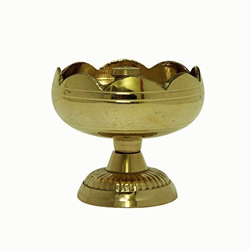 Frienemy Presents Traditional Brass Apple Nanda/Puja Diya Lamp/Pooja Oil Lamp #Frienemy-012