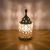 Frienemy Presents Handicraft Akhand Diya Crystal Brass Dia Oil Lantern Tealight Holder (Big- 12 Cm, Straight, Golden) #Frienemy-437 view 4