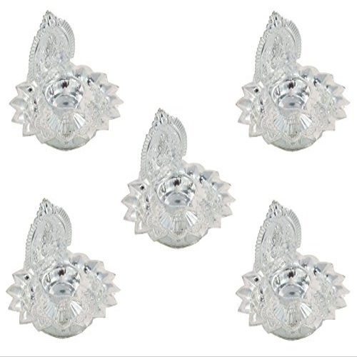 Frienemy Presents Silver-Plated Lakshmi Diya (Silver) #Frienemy-452
