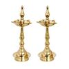 Frienemy Presents Brass Fancy Natural Kerala Samay Oil Lamp (Golden, Height 10-Inch) -Set of 2 Pieces #Frienemy-638 view 1
