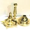 Frienemy Presents Brass Fancy Natural Kerala Samay Oil Lamp (Golden, Height 10-Inch) -Set of 2 Pieces #Frienemy-638 view 3