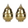 Frienemy Presents Brass Apple Shape Akhand Diya with Designed Star Holes On Top (Gold) #Frienemy-836 view 1