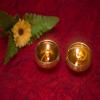 Frienemy Presents Brass Apple Shape Akhand Diya with Designed Star Holes On Top (Gold) #Frienemy-836 view 4