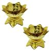 Frienemy Presents Traditional Brass Nanda Deepam/Traditional Puja Diya/Pooja Oil Lamp (Set of 2) #Frienemy-722 view 1