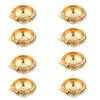 Frienemy Presents Handmade Pure Brass Kuber Diya Puja Brass Oil Lamp Set of 8 Kuber Diya (1.5 Inch) #Frienemy-733 view 1