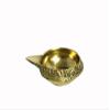 Frienemy Presents 5 Pcs Golden Brass Kuber Diya Dia Oil Lamp for Puja Decoration Lightning #Frienemy-156 view 2