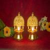 Frienemy Presents Brass Kamakshi Oil Diya (Gold_1.1 Inch X 2.7 Inch X 4.3 Inch) #Frienemy-785 view 1