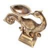 Frienemy Presents Brass Peacock Design Oil Wick Diya (Brown_7 Inch X 2 Inch X 5.5 Inch) #Frienemy-586 view 2