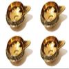 Frienemy Presents Brass Diya for Diwali Decoration | Gifts | Pooja Item Small Designer Brass Diya Pack of 4#Frienemy-602 view 1