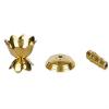 Frienemy Presents Decorative Oxidised Gold Finished Kamal Diya Stand (11 Cm Height) - Pack of 2#Frienemy-857 view 4