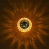 Frienemy Presents Akhand Diya Crystal Brass Dia Oil Lantern Tealight Holder (Medium- 15 Cm) #Frienemy-428 view 2