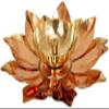 Frienemy Presents Brass Lotus Shaped Diya for Pooja/Worship and Decoration, Golden_Pack of 1, (6 Inch) #Frienemy-038 view 2