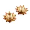 Frienemy Presents Brass Lotus Shaped Diya for Pooja/Worship and Decoration, Golden_Pack of 1, (6 Inch) #Frienemy-038 view 3