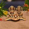 Frienemy Presents Laxmi Ganesh Murti Idol Diya Ouja Deepak - Metal Lakshmi Ganesh Statue - Diwali Home Decoration Items - Lakshmi Ganesh for Diwali Showpiece Oil Lamp #Frienemy-673 view 1
