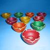 Frienemy Presents Sky Trends Handmade Diye || Diwali Decorative Item, Diwali Gift Set, Best Diwali Gift for Home Decorative Handmade Diyas Pink, Yellow, Red, Green, Frienemy-612 view 3