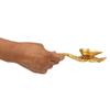 Frienemy Presents Brass Hand Held Puja Aarti Oil Diya with Long Handle (Gold_4 Inch X 7 Inch X 1.5 Inch) #Frienemy-694 view 2