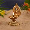 Frienemy Presents Ganesha Diya Oil Lamp - Hand Craved Diya for Puja Diwali Home Temple Articles Decoration Gifts (Size 4.5 X 2.5 Inches) #Frienemy-707 view 2