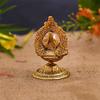 Frienemy Presents Ganesha Diya Oil Lamp - Hand Craved Diya for Puja Diwali Home Temple Articles Decoration Gifts (Size 4.5 X 2.5 Inches) #Frienemy-707 view 3