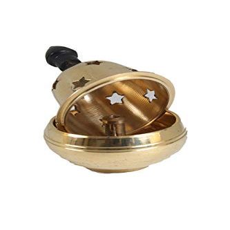 Frienemy Presents Bowl Brass Lamp with Star Lid/Brass Diya/Vilakku (Size - 2.5 Inches) #Frienemy-717
