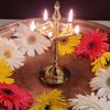 Frienemy Presents Indian Diwali Oil Lamp Pooja Diya Brass Light Puja Decorations Mandir Decoration Items Handmade Table Home Backdrop Decor Lamps Made in Decorative #Frienemy-701 view 3