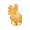 Frienemy Presents Laxmi Ganesha Sitting Diya Deepak Decorative Lakshmi Ganesh Showpiece Metal Gold Plated Oil Lamp for Gifts Corporate Puja- Diwali Puja Gift Gifting #Frienemy-031 view 3
