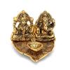 Frienemy Presents Lakshmi Ganesh Idol Diya Oil Lamp Deepak Metal Lakshmi Ganesha Showpiece Statue Traditional Diya for Diwali Puja Diwali Home Decoration Items Gift #Frienemy-791 view 1