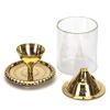 Frienemy Presents Brass Akhand Diya with Glass Cover and Designed Star Holes On Top (19 Cm in Height) (Single) #Frienemy-821 view 2