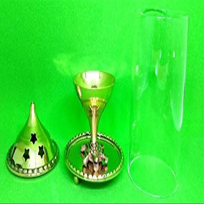 Frienemy Presents Akhand Diya with Tortoise Base (Medium, Brass) for Good Luck #Frienemy-237