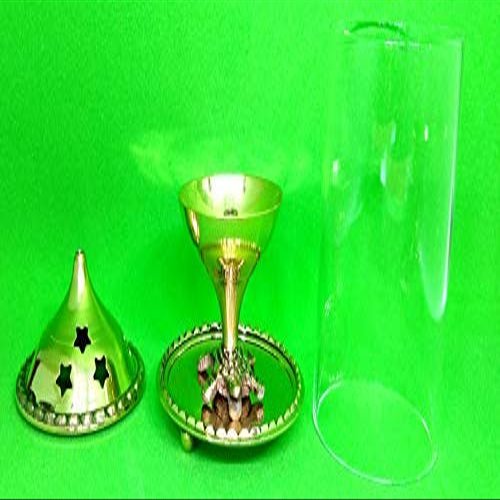 Frienemy Presents Akhand Diya with Tortoise Base (Medium, Brass) for Good Luck #Frienemy-237