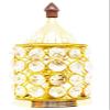 Frienemy Presents Cylindrical Brass Akhand Diya with Decorative Crystals Oil Lamp Lantern Cylindrical Shape | Diya for Puja and Festival Decoration - 15Cm #Frienemy-747 view 1
