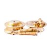Frienemy Presents Pure Brass Original Traditional South Fancy Kerela Samay Diya Oil Diwali Puja Lamp, Nilavilakku Golden Nilavilakku Height (6.5 Inch) #Frienemy-613 view 4