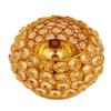 Frienemy Presents Brass Akhand Jyot Crystal Diya, Oval Shape, Oil Puja Lamp, Home Temple Decor, Diwali Gift Item, 14 Cm #Frienemy-730 view 4