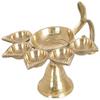 Frienemy Presents Brass Panch Aarti Lamp/Pancharti Diya Oil Lamp/Panch Aarti Jyoti Puja Diya for Diwali-Pack of 1 (6 Inch) #Frienemy-022 view 4