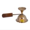 Frienemy Presents Handmade Pure Brass Antique Deisgner Fantastic Dhoop Danni with Wooden Handle - 27 Cm for Diwali, Pooja, Festival-Home Decoration::Set of 1#Frienemy-676 view 3