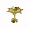Frienemy Presents Golden Brass Kuber Batti Standing Diya Dia Oil Lamp for Puja Decoration Lightning #Frienemy-607 view 4
