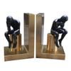 UOOD Heavy Duty Bookends,Stainless Steel Book End,Creative Metal Book Shield for Home Office Library Decoration view 1
