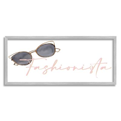 Stupell Industries Fashionista Cat-Eye Sunglasses Shades Glam Accessories, Design by Kim Allen