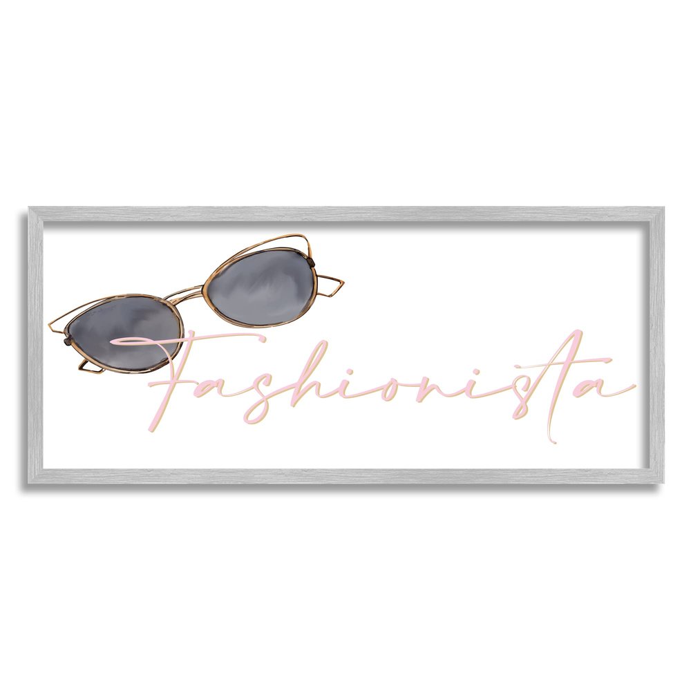 Stupell Industries Fashionista Cat-Eye Sunglasses Shades Glam Accessories, Design by Kim Allen