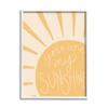 Stupell Industries You Are My Sunshine Simplistic Sun Beam Rays, Design by Heather McLaughlin view 1