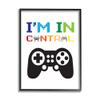 Stupell Industries I'm In Control Phrase Old School Pixelated Video Game Sign, Design by Jennifer McCully view 1