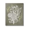 Stupell Industries Refresh My Soul Botanical Flower Leaf Sprouts Stencil, Design by House Fenway view 1