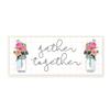 Stupell Industries Gather Together Jar Floral Bouquet Geometric Kitchen Pattern, Design by Dogwood Portfolio view 1