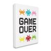 Stupell Industries Game Over Phrase Retro Pixel Monster Sprites, Design by Jennifer McCully 30 x 40 view 3
