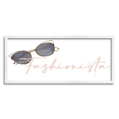 Stupell Industries Fashionista Cat-Eye Sunglasses Shades Glam Accessories, Design by Kim Allen