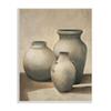 Stupell Industries Clay Plant Pottery Jars Still Life Pencil Sketch, Design by Andre Mazo view 1