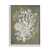 Stupell Industries Refresh My Soul Botanical Flower Leaf Sprouts Stencil, Design by House Fenway view 1