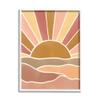 Stupell Industries Hilly Sunrise Beams Boho Landscape Geometric Pattern, Design by Taylor Shannon Designs view 1