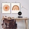 Stupell Industries Orange Sun Patterned Rainbow Boho Children's Drawing, Design by Heather McLaughlin view 3